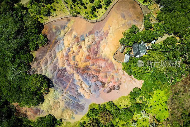 七种颜色的大地Chamarel sur l ' le Maurice